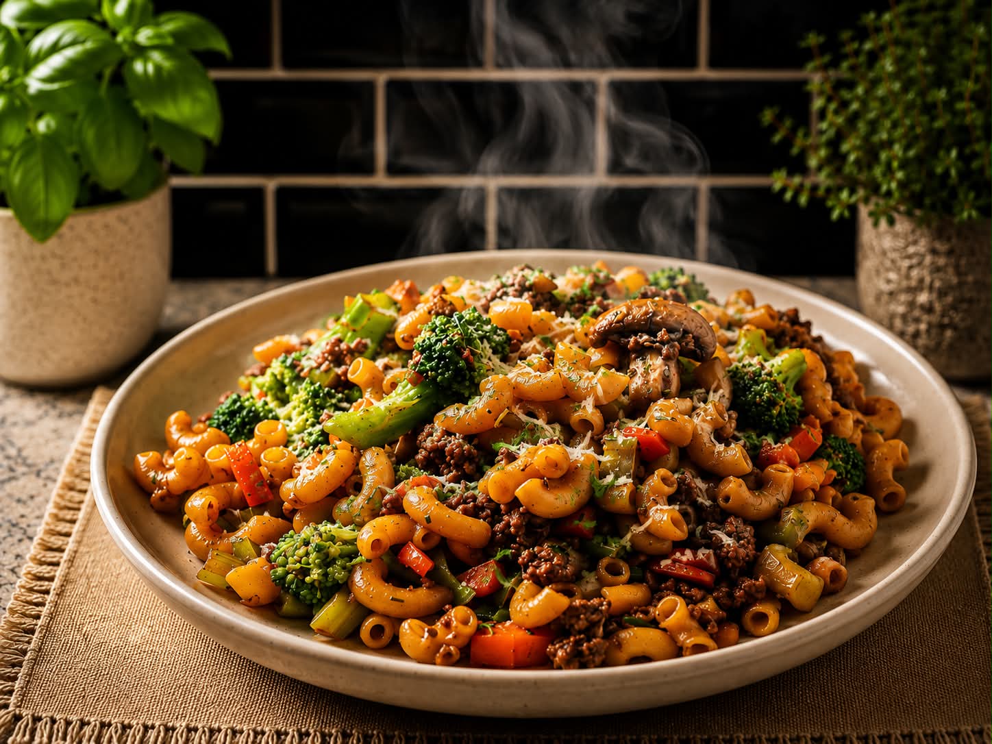 Macaronis chinois, goût savoureux et équilibré en sel  ✔️